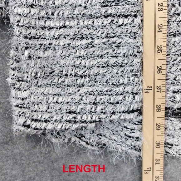 Jones New York Sweater Womens 2X Gray Eyelash Boucle Knit Pullover 3/4 Sleeve - Picture 5 of 9